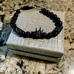 Mens crown bracelet